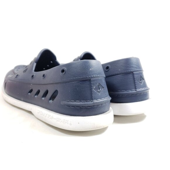 Sperry Mens Blue Slip-On Rubber Loafers Mens 10 Women's 12 - Picture 5 of 9
